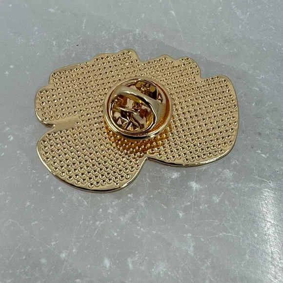 3/$15 Stylized Mushrooms Pin Enamel Brooch - Picture 5 of 5